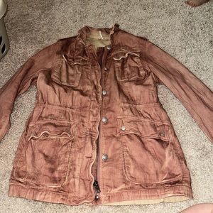 Free people distressed jacket
